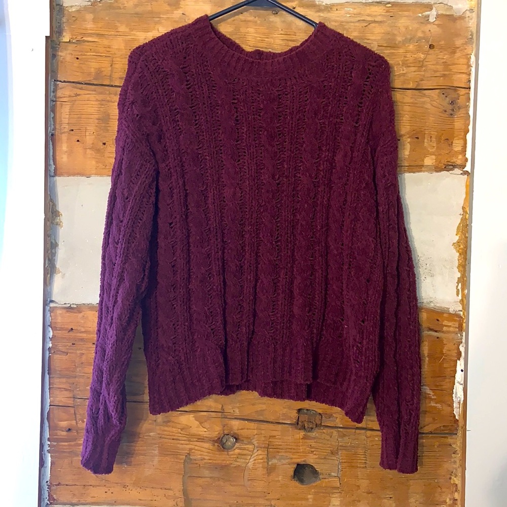 Maroon American Eagle Sweater